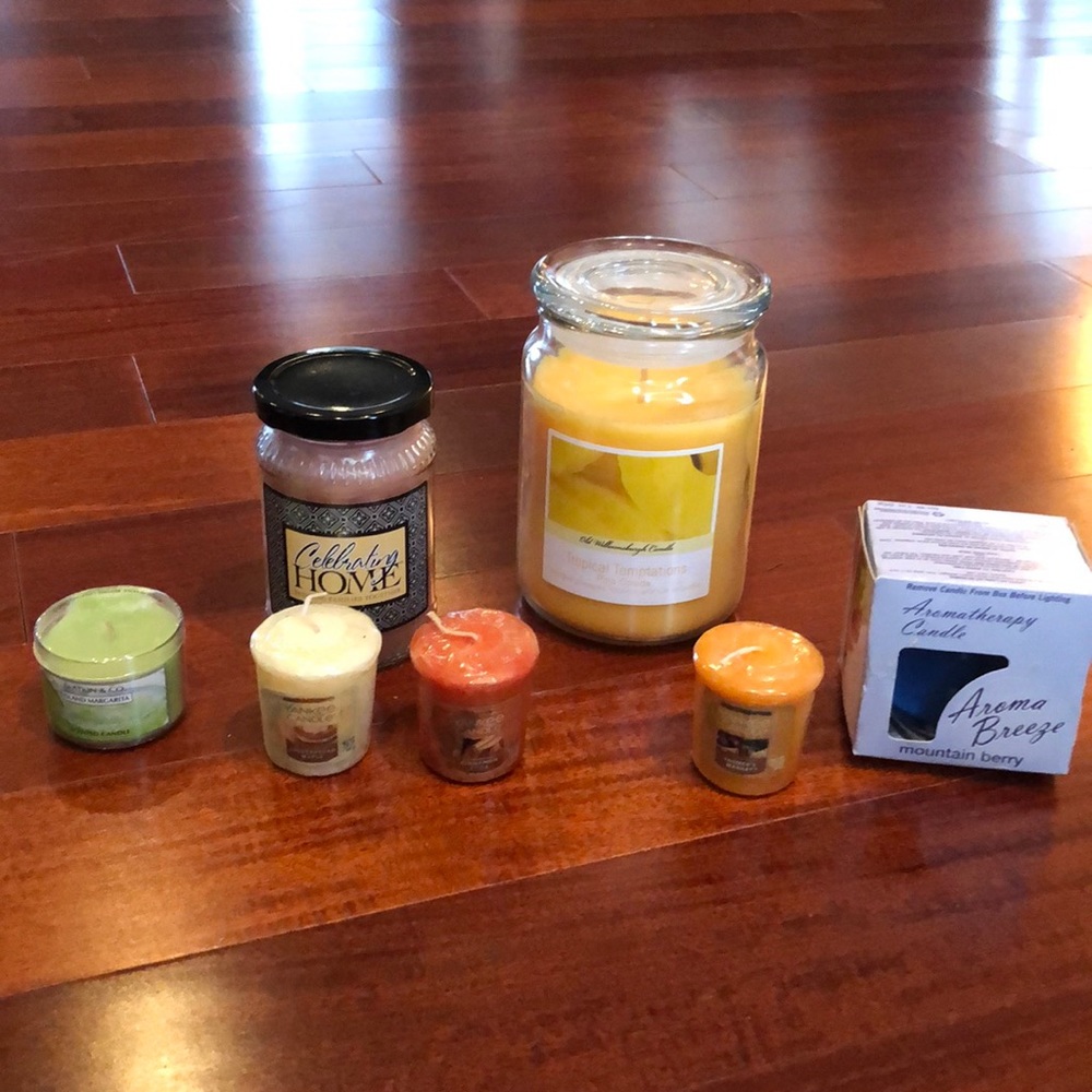 Candles bundle, Yankee, celebrating home, etc